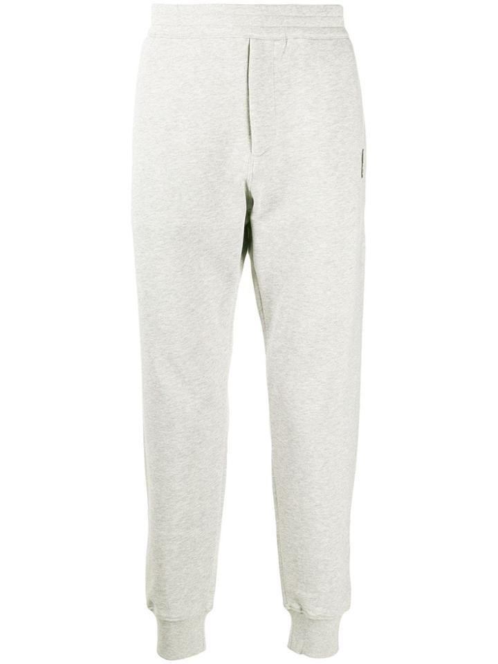 Alexander Mcqueen Skull Patch Track Trousers - Grey