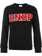 Dondup Logo Patch Sweatshirt, Men's, Size: Medium, Black, Cotton