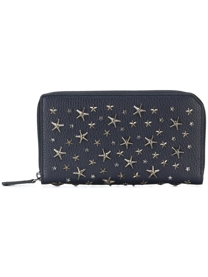 Jimmy Choo Carnaby Stars Wallet - Blue