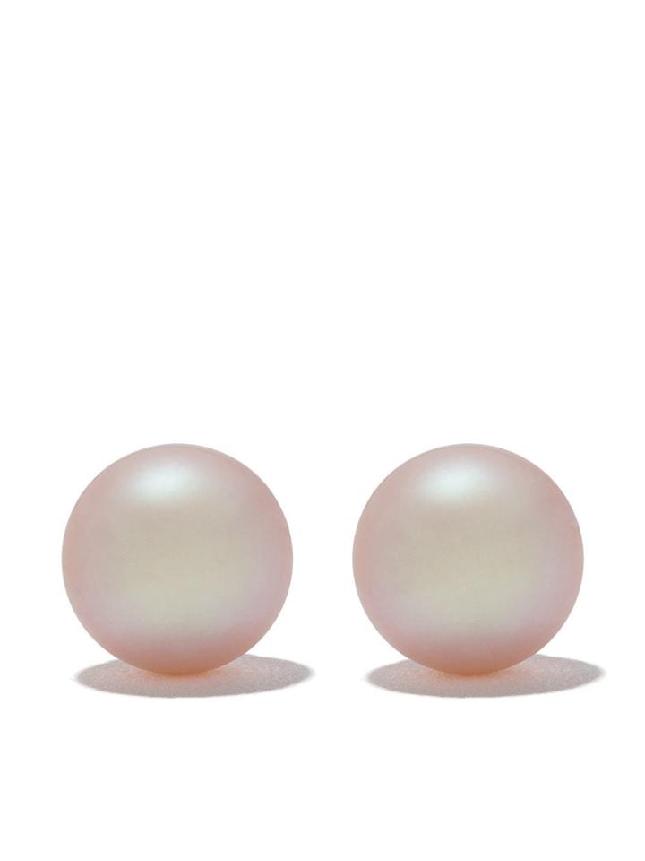 Yoko London 18kt Gold Classic Pearl Stud Earrings - 7