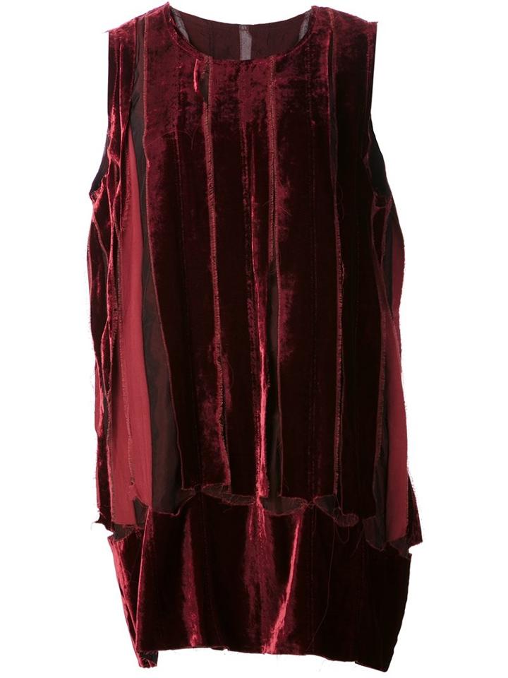 Uma Wang Sheer Detailing Sleeveless Blouse