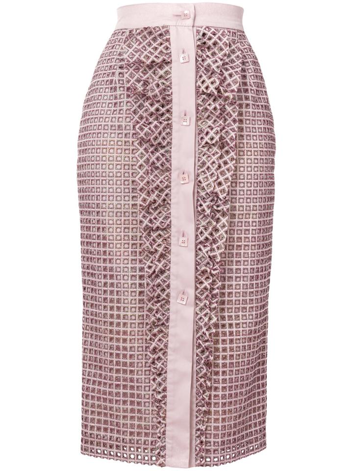 Daizy Shely Sangallo Skirt - Pink & Purple