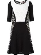Cecilia Prado Flared Tricot Dress, Women's, Size: P, Black, Polyester/cotton/acrylic/viscose