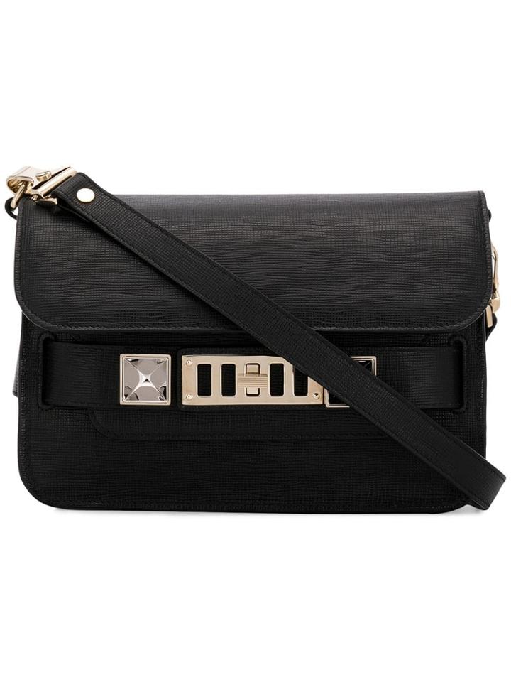 Proenza Schouler Ps11 Classic Linosa Leather Shoulder Bag - Black