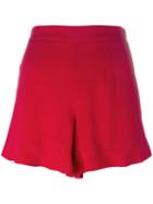 Red Valentino - Flippy Shorts - Women - Polyester/acetate/viscose - 40, Polyester/acetate/viscose