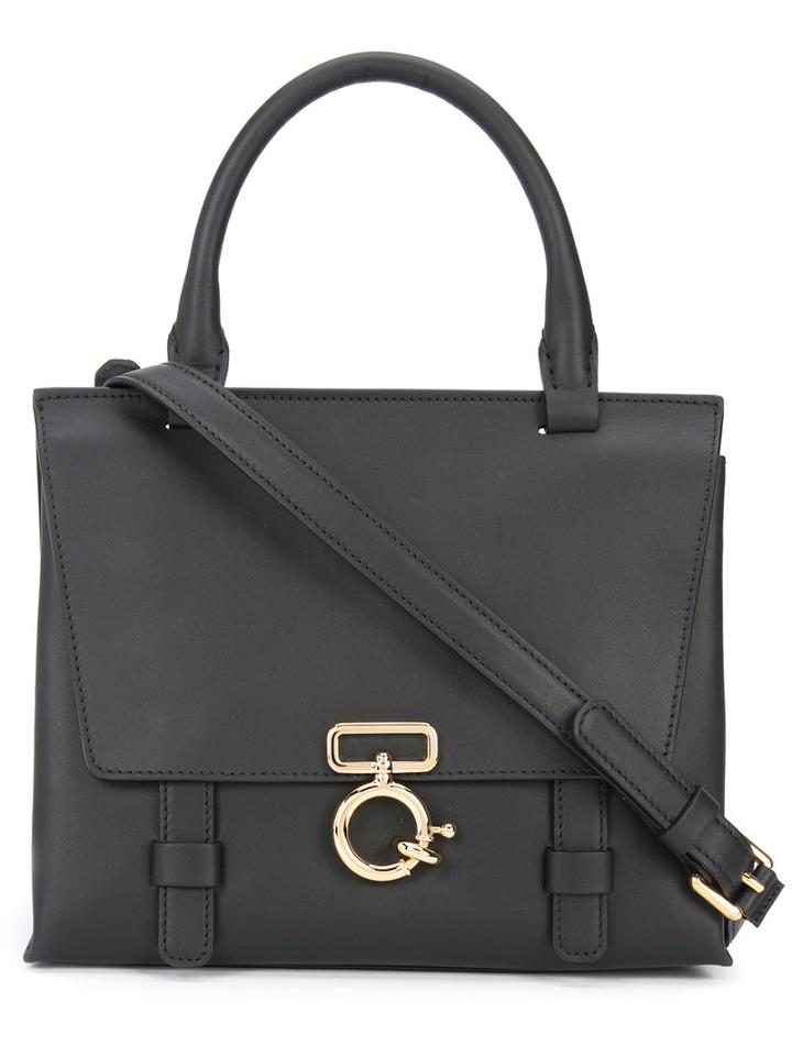 Derek Lam 10 Crosby - Buckled Satchel - Women - Nappa Leather - One Size, Women's, Black, Nappa Leather