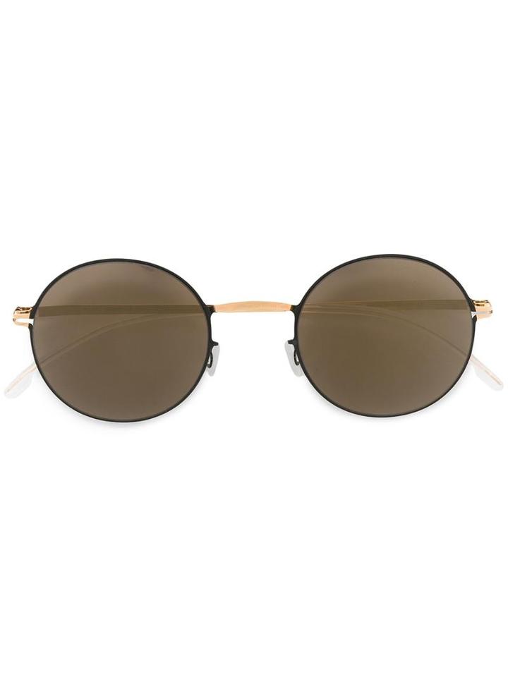 Mykita - 'ennio' Sunglasses - Unisex - Stainless Steel - One Size, Grey, Stainless Steel