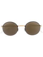 Mykita - 'ennio' Sunglasses - Unisex - Stainless Steel - One Size, Grey, Stainless Steel