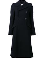 Sonia Rykiel Double Breasted Coat, Women's, Size: 36, Black, Nylon/wool