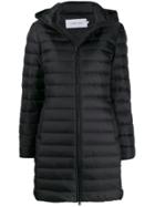Calvin Klein Quilted Hooded Coat - Black