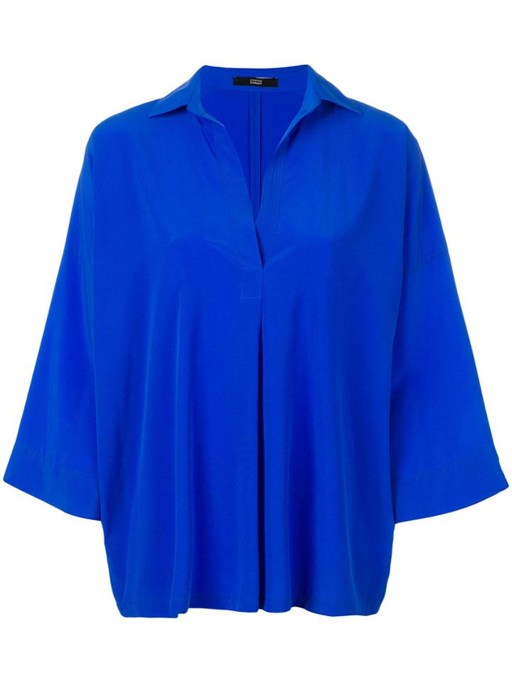 Steffen Schraut Oversized Boxy Shirt - Blue