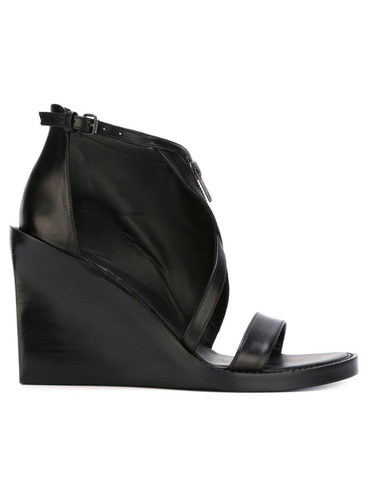 Ann Demeulemeester 'ratio' Sandals - Black