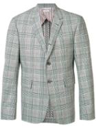 Thom Browne - Checked Blazer - Men - Cotton/cupro - 1, Grey, Cotton/cupro