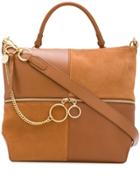 See By Chloé Emy Patchwork Tote Bag - Brown