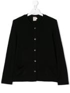 Caffe' D'orzo Button Up Cardigan - Black