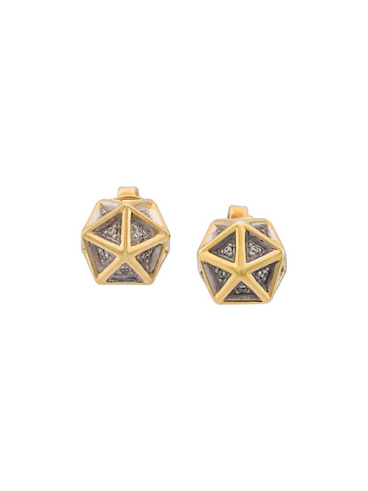 John Brevard Icoso Diamond Stud Earrings