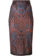 Marcelo Burlon County Of Milan 'torreon' Pencil Skirt