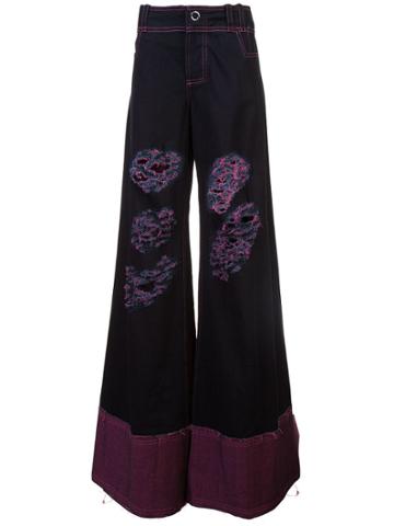 Angus Chiang Extra Wide Leg Jeans - Black