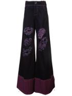 Angus Chiang Extra Wide Leg Jeans - Black