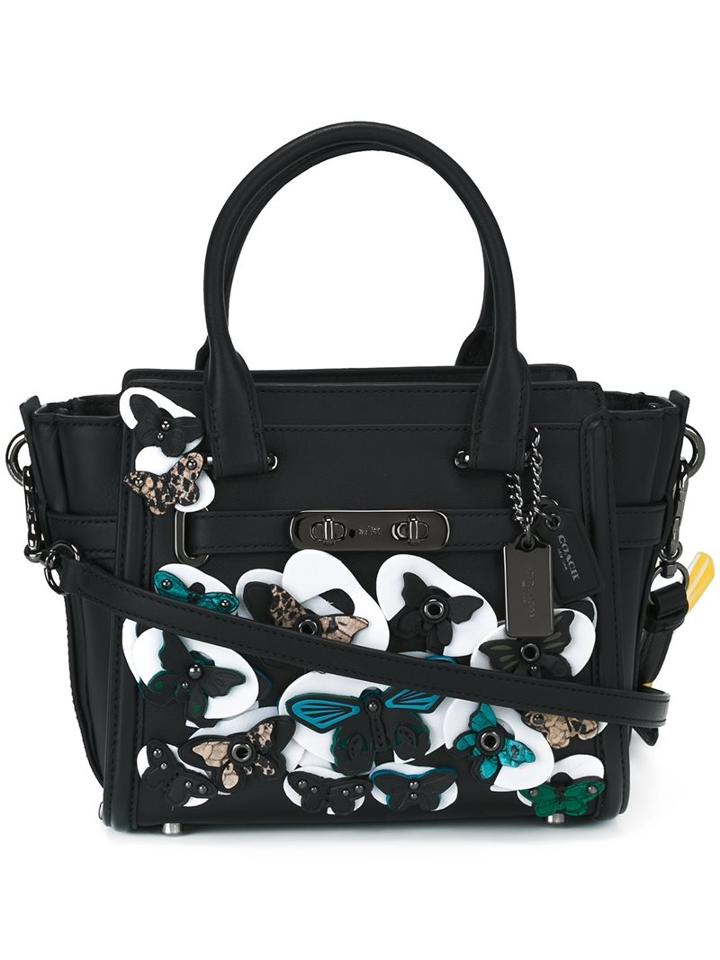 Coach Medium 'butterfly' Embellished Tote