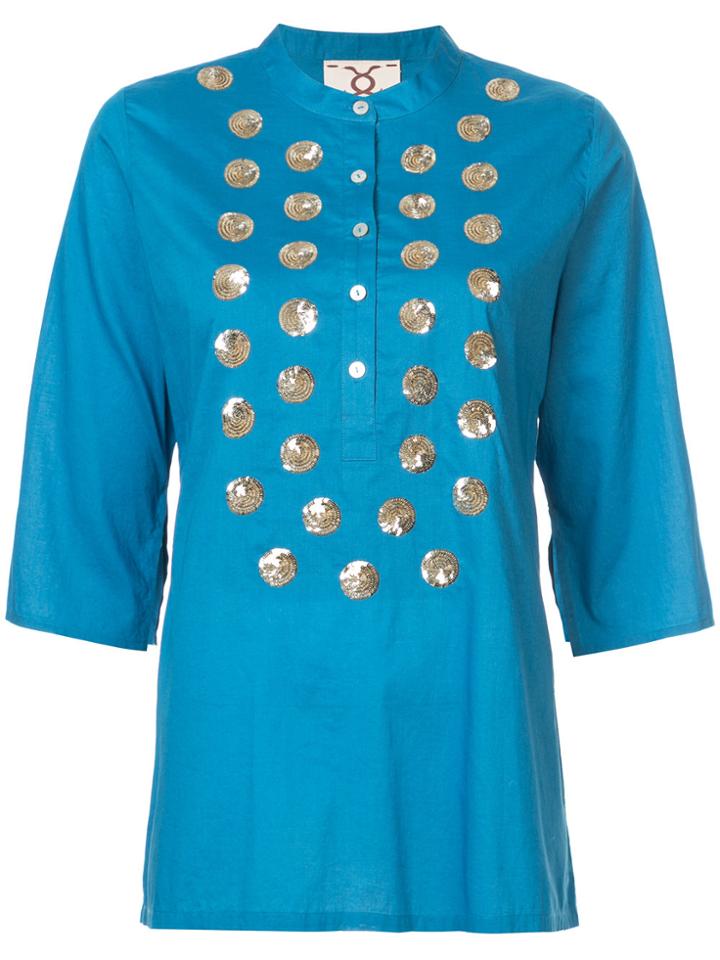 Figue Jasmine Tunic Top - Blue