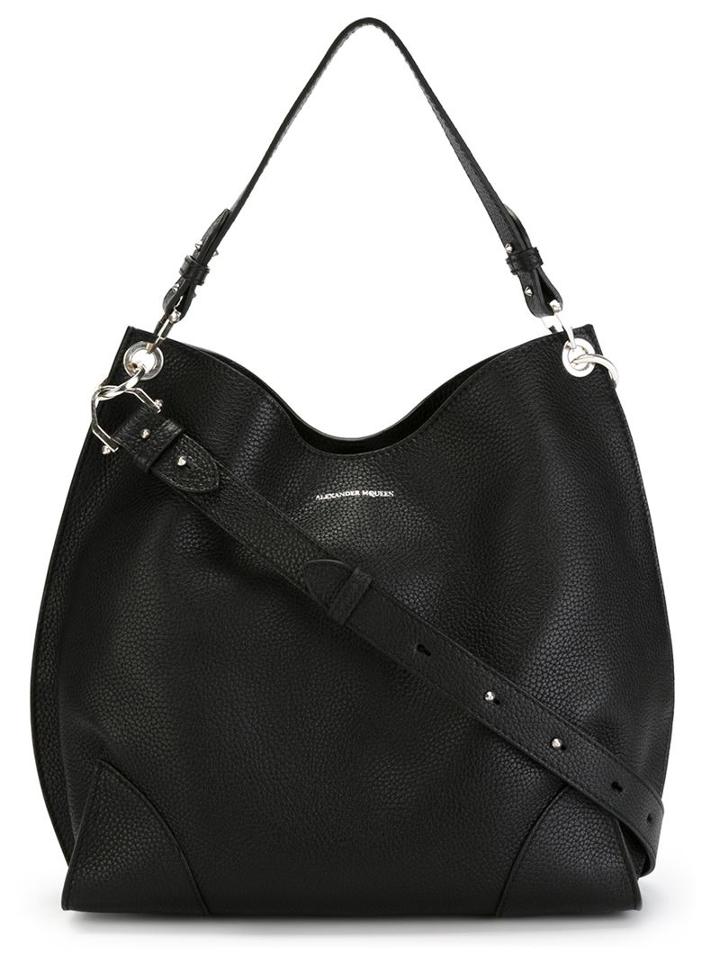 Alexander Mcqueen Legend Hobo Tote, Women's, Black, Leather