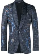 Dolce & Gabbana Dragon Print Silk Jacket