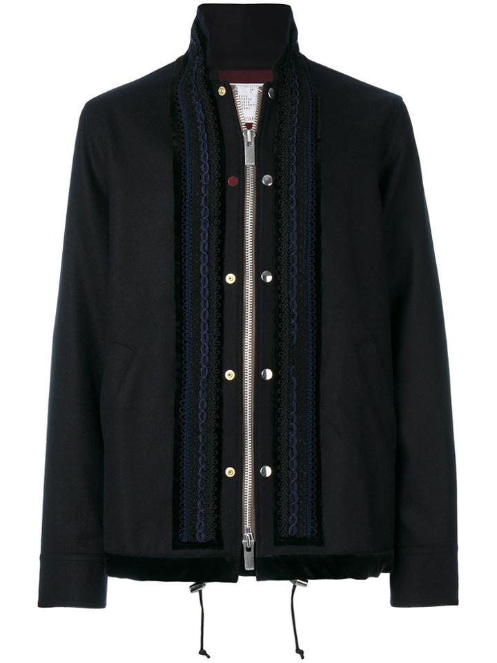 Sacai Braided Military Jacket - Blue