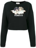 Fiorucci Vintage Angels Print Sweatshirt - Black