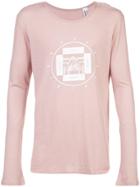 Enfants Riches Déprimés Longsleeved T-shirt - Pink & Purple