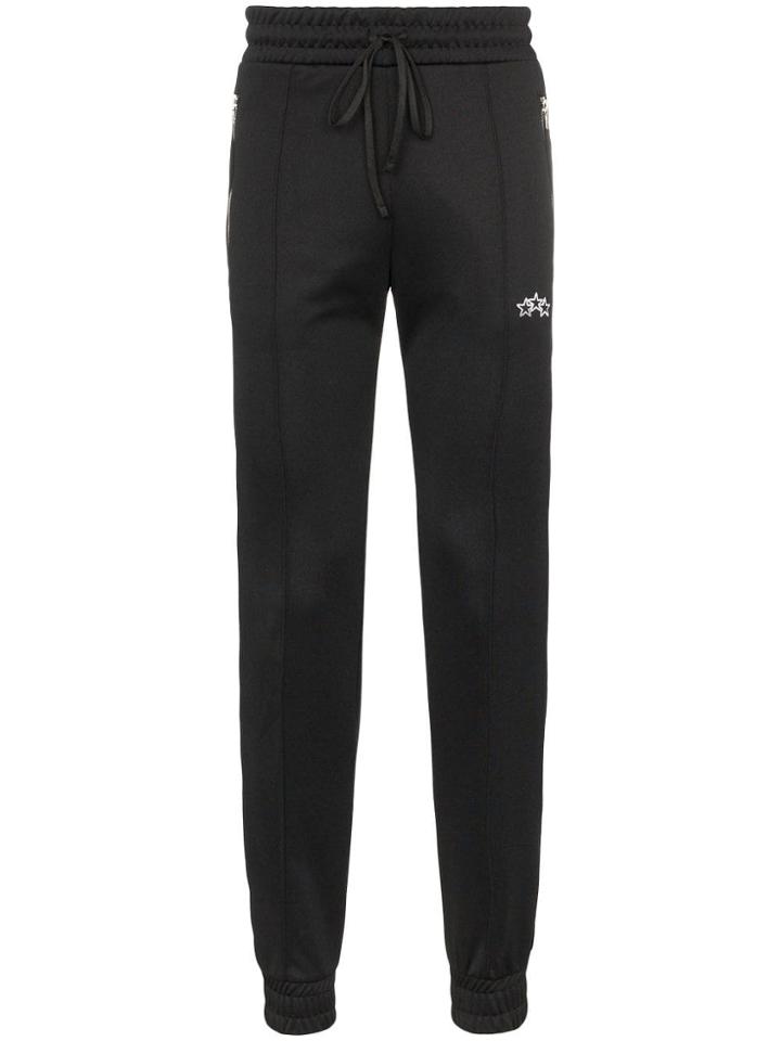 Amiri Logo Embroidered Track Pants - Black