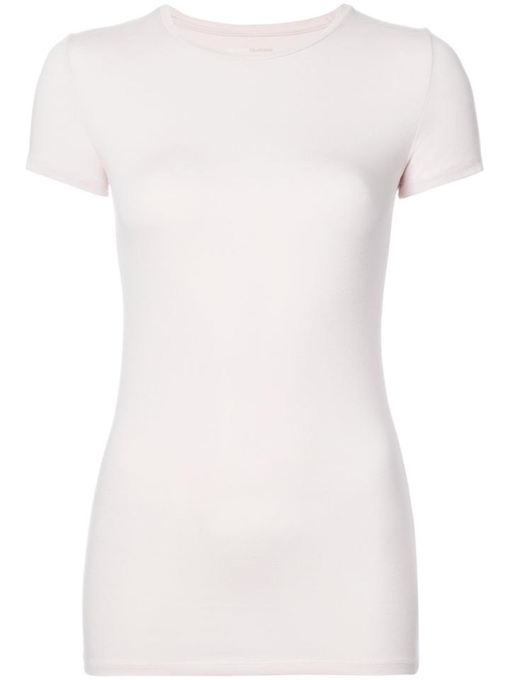 Majestic Filatures - Plain T-shirt - Women - Spandex/elastane/viscose - 3, Pink/purple, Spandex/elastane/viscose