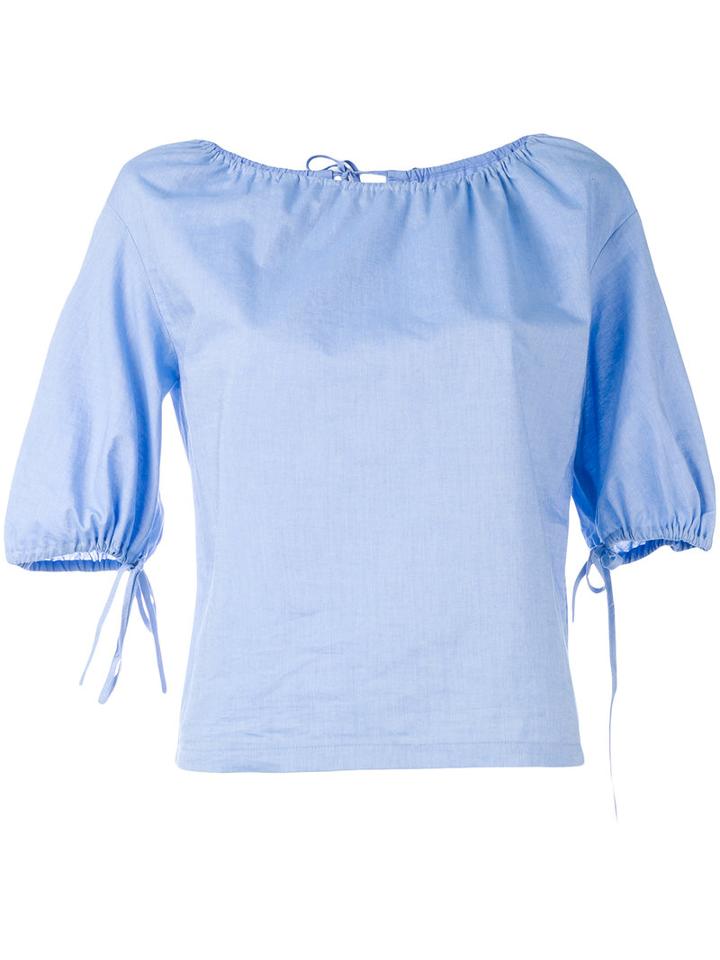 Rejina Pyo - 'sofie' Blouse - Women - Cotton - M, Women's, Blue, Cotton