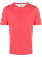 Eleventy Crew Neck T-shirt - Red