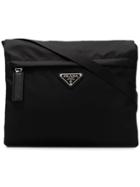 Prada Zip-pocket Messenger Bag - Black