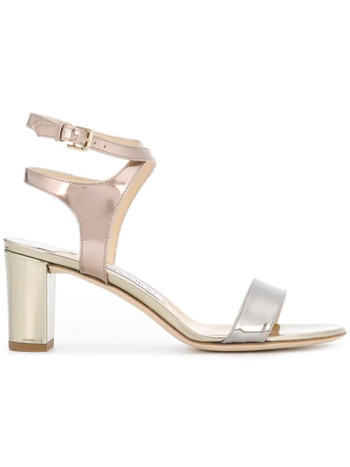 Jimmy Choo Marine 65 Sandals - Metallic