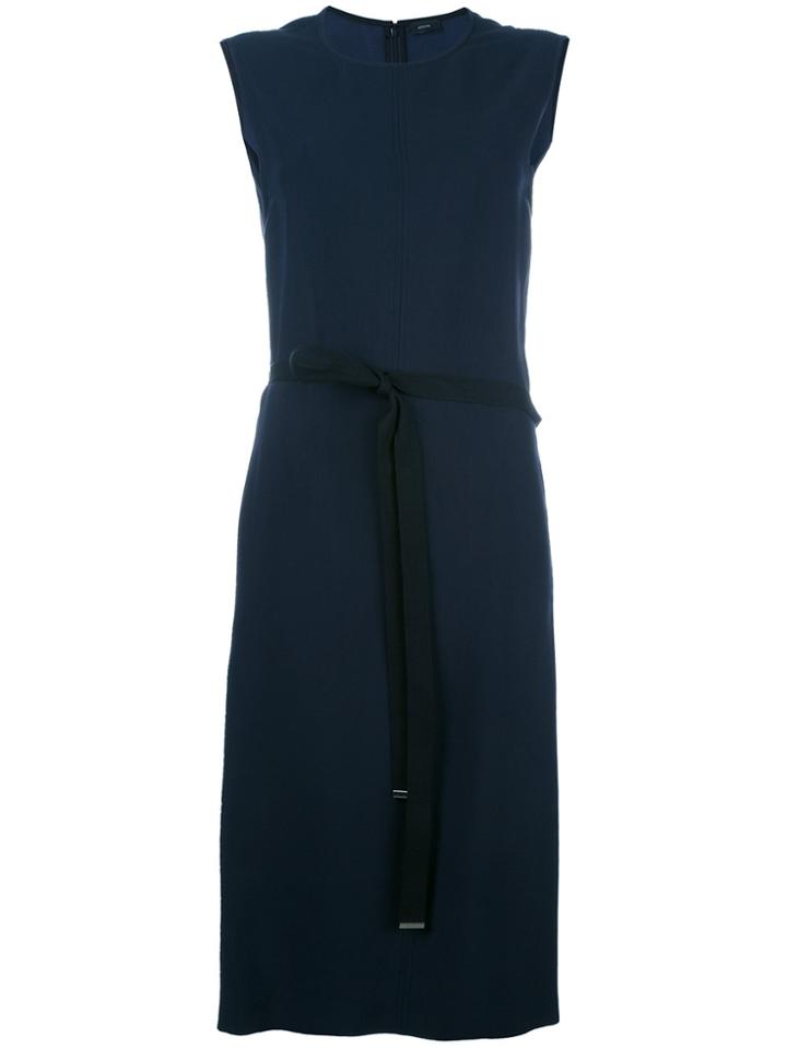 Joseph Belted Shift Dress - Blue