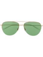 Montblanc Aviator Frames Sunglasses - Gold