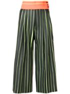 Bonded Strip Culottes - Women - Lamb Skin/neoprene - 12, Black, Lamb Skin/neoprene, Martina Spetlova