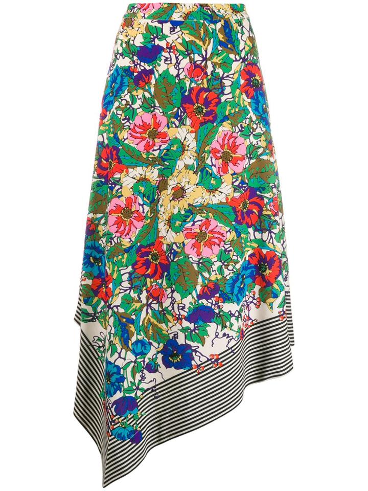 Essentiel Antwerp Texmex Asymmetric Skirt - Neutrals