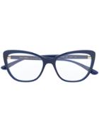 Dolce & Gabbana Eyewear Cat Eye Optical Glasses - Blue