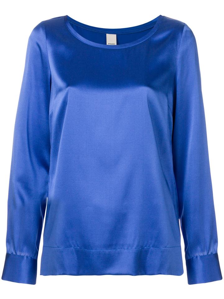 Pinko Long Sleeve Blouse - Blue