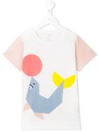 Stella Mccartney Kids 'arlow Seal' T-shirt, Girl's, Size: 10 Yrs, White