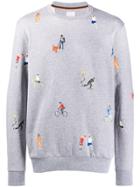 Paul Smith Embroidered Sweater - Grey