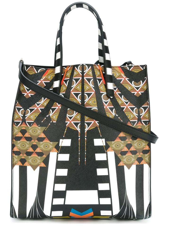 Givenchy Medium Egyptian Art Deco Printed Tote - Multicolour