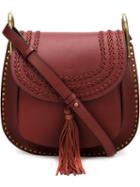 Chloé 'hudson' Shoulder Bag, Women's, Red, Calf Leather