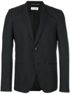Saint Laurent Micro Dot Patterned Blazer - Black