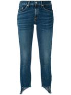 Rag & Bone Asymmetric Hem Jeans - Blue
