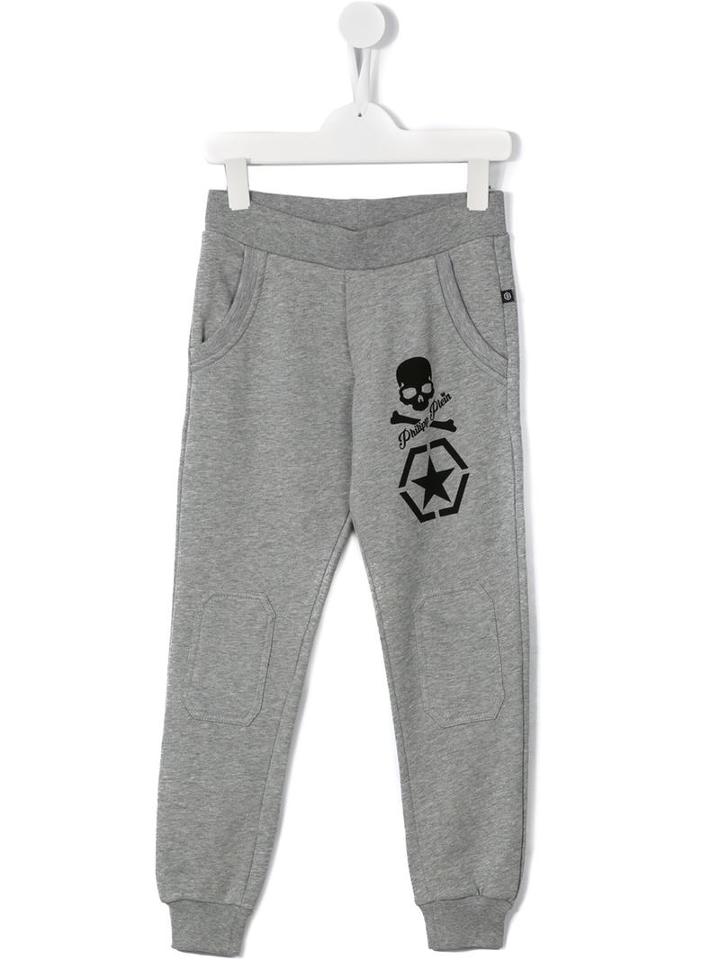 Philipp Plein Kids Groove Track Pants, Boy's, Size: 12 Yrs, Grey