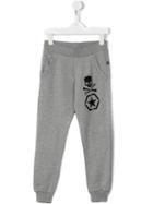 Philipp Plein Kids Groove Track Pants, Boy's, Size: 12 Yrs, Grey